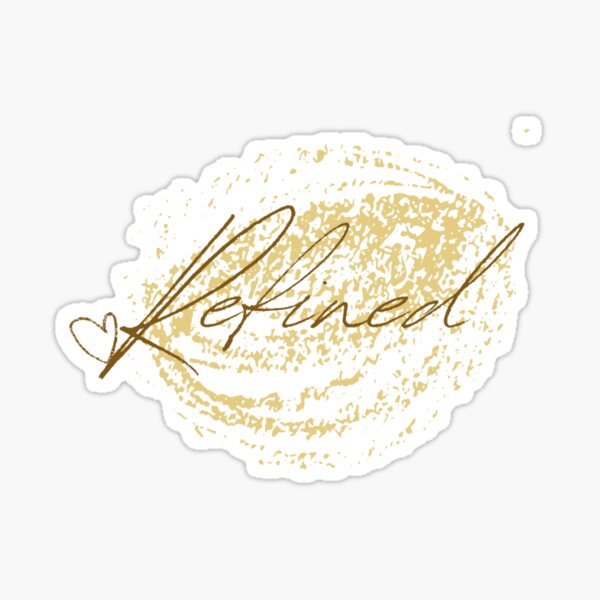 "Refined" Sticker by Littlesth Redbubble