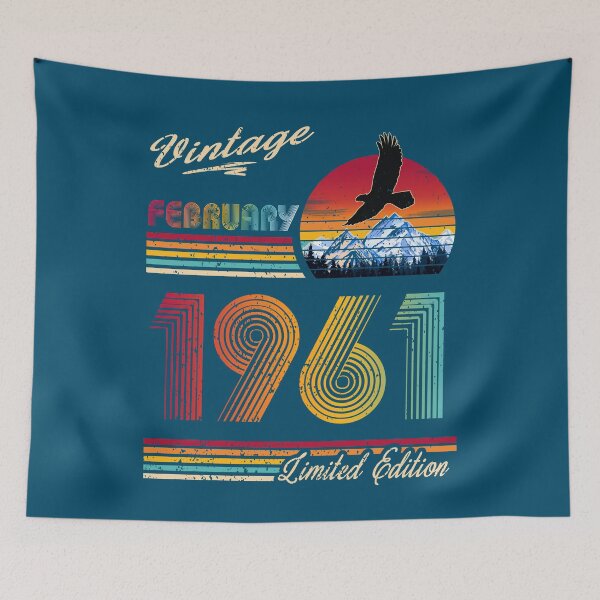 Item preview, Vintage February 1961 Birthday designed and sold by GreenSplash.