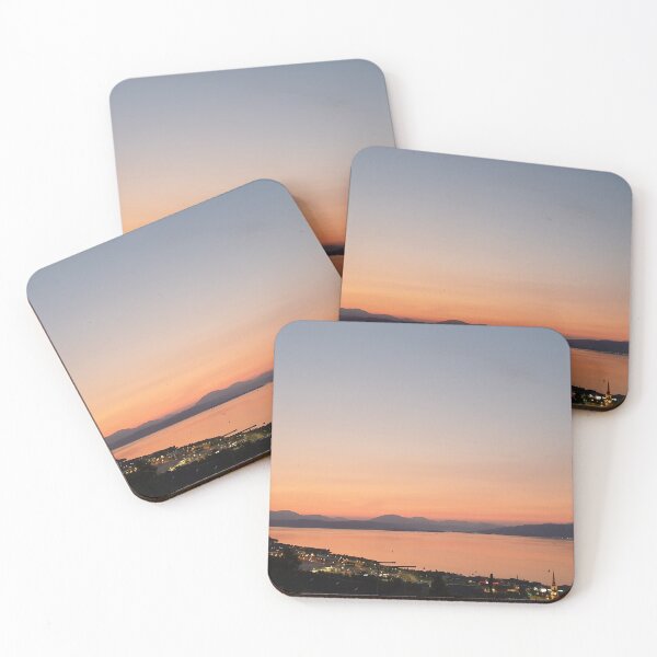 Artikelvorschau, Port Glasgow Sonnenuntergang entworfen und verkauft von PortPrints.