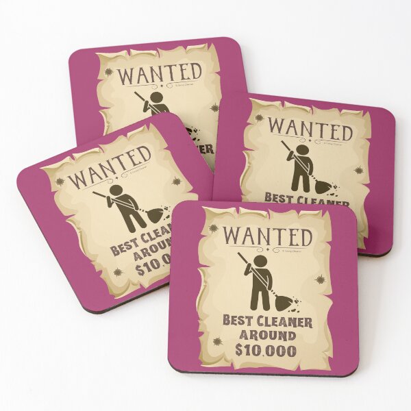 Item preview, Wanted Poster Western Best Cleaner Broom Lady Gifts designed and sold by SavvyCleaner.