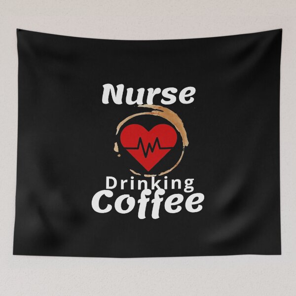 Item preview, Nurse Drinking Coffee designed and sold by SunfullyYours.