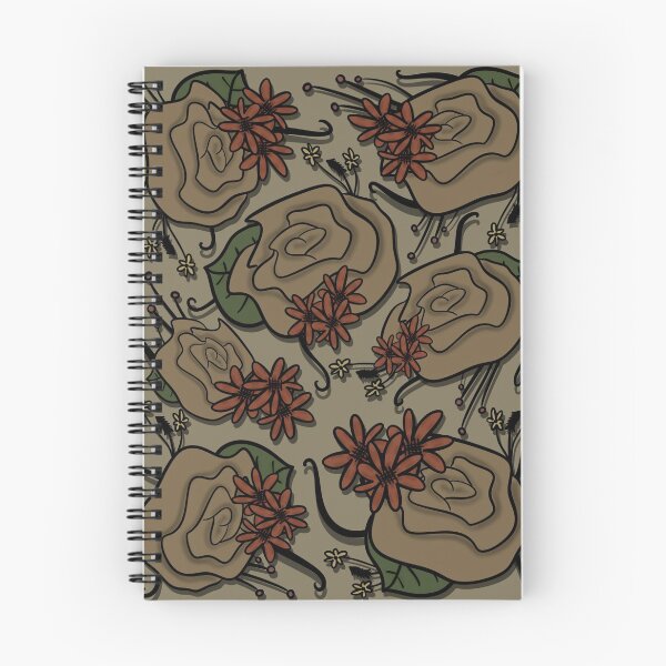 Item preview, Beige but Bold Floral (Pumpkin Spice) designed and sold by OhThatIsPretty.