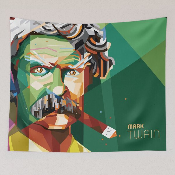 Item preview, Mark Twain Pop Art designed and sold by Mattgyver.