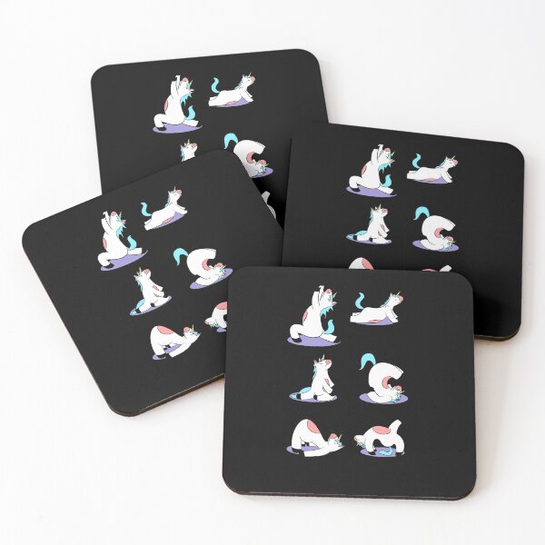 Item preview, Exhale Unicorn Yoga Namaste designed and sold by SwankyFine.