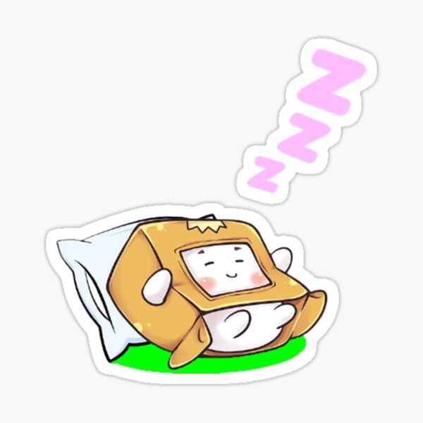 Sleep Boxy, lankybox Sticker