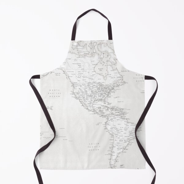 Item preview, Barely there white and grey detailed world map, Maeli White designed and sold by blursbyai.