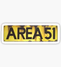 AREA 51 LOGO Sticker