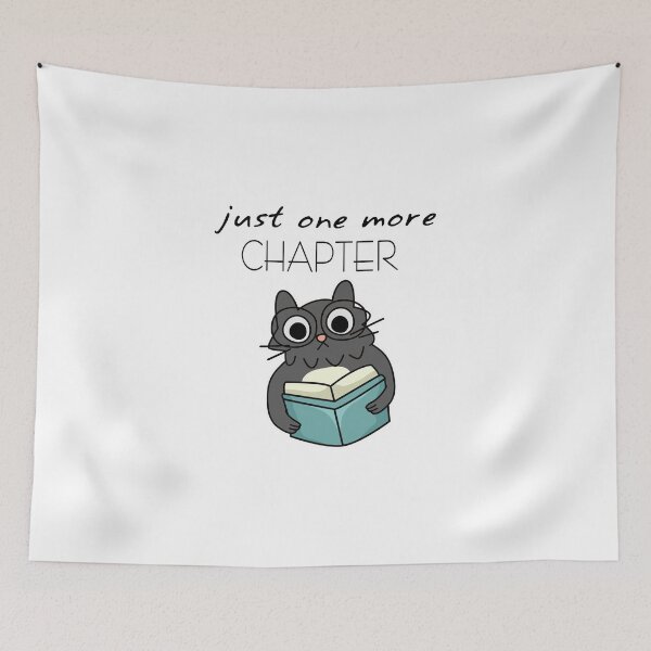 Item preview, Just One More Chapter Cat Reading Book designed and sold by BugattiDivo58.