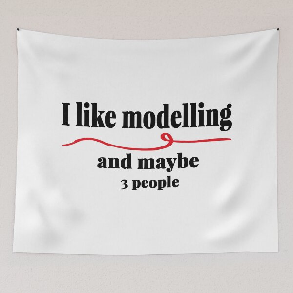 Item preview, I like modelling and maybe 3 people red designed and sold by Gawop.