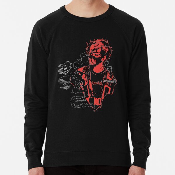 Corpse Husband Design I will incite chaos Lightweight Sweatshirt