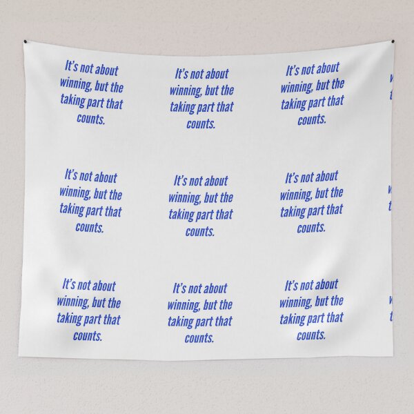 Item preview, It's not about winning. Simple design. designed and sold by Andrew Hopgood.