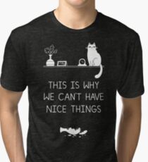 This Is Why We Can't Have Nice Things Tri-blend T-Shirt