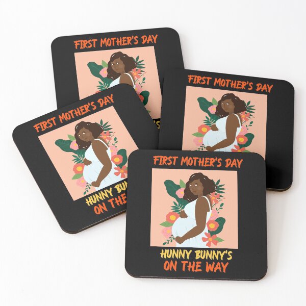 Item preview, First Mother's Day, Hunny Bunny's on the Way Mother's Day Hispanic & Black Centric Gift designed and sold by GmolahUnlimited.