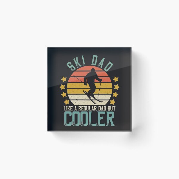 Item preview, Retro Father's Day SKI Dad Like A Regular Dad But Cooler designed and sold by DreamColor.