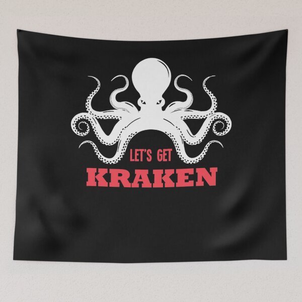 Item preview, Octopus Gift Print Retro Octopi Lets Get Kraken designed and sold by ANABARRIOS.