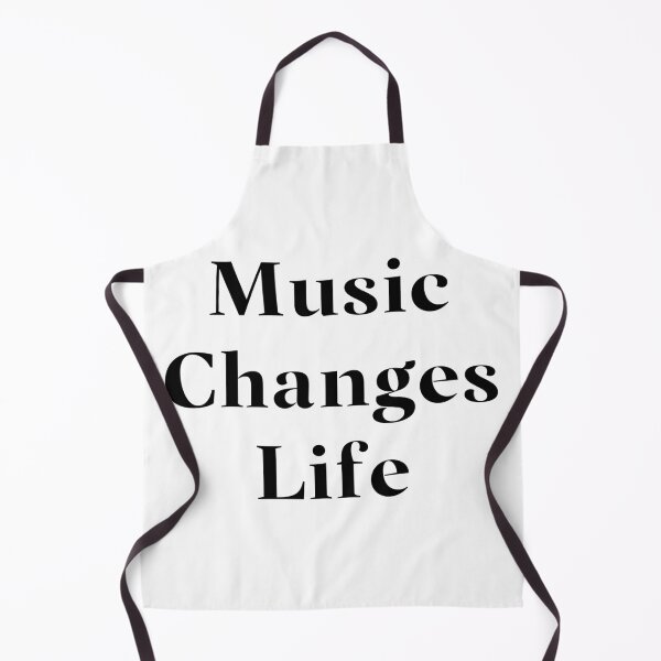 Item preview, Music Changes Life- Black Typography designed and sold by JoyforU.