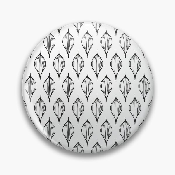 Item preview, Black and White organic shape pattern designed and sold by OneCreativeLab.