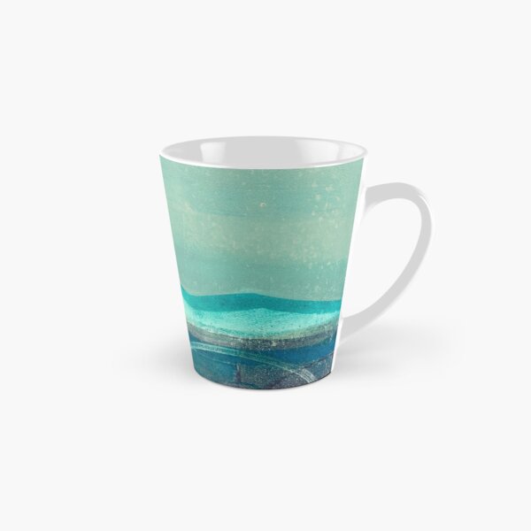 Blue mountains: landscape art print Tall Mug