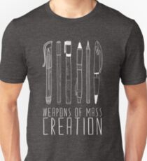 Weapons Of Mass Creation (on grey) Unisex T-Shirt