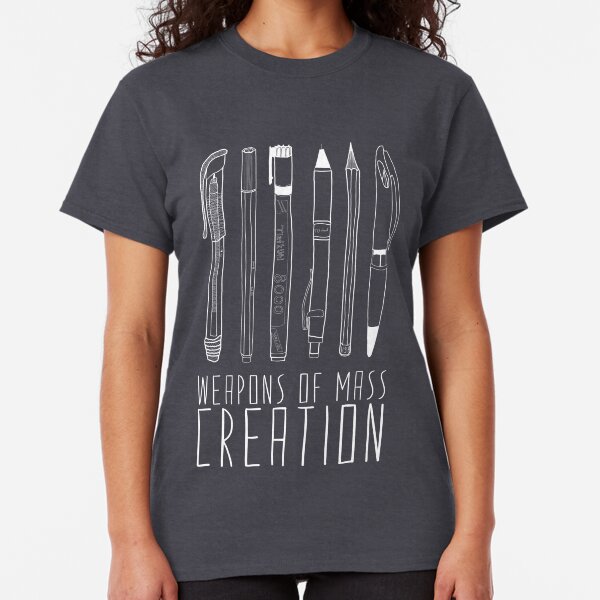 Weapons Of Mass Creation (on grey) Classic T-Shirt
