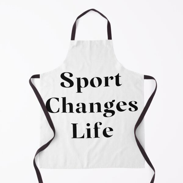 Item preview, Sport Changes Life- Black Typography designed and sold by JoyforU.