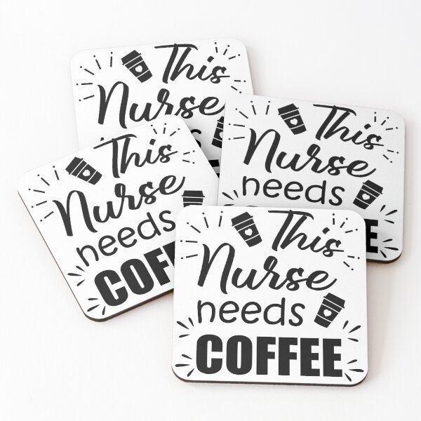 Item preview, Nurse Drinking Coffee, This Nurse Needs Coffee designed and sold by hoangthedoodler.