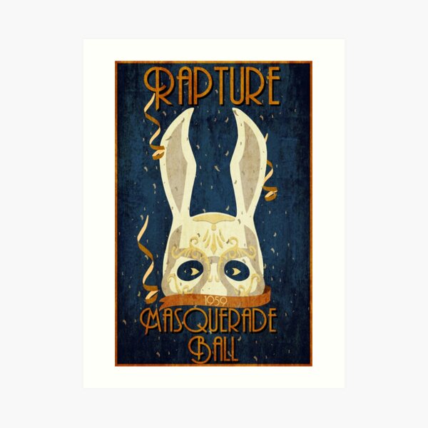 Rapture Masquerade Ball 1959 Art Print