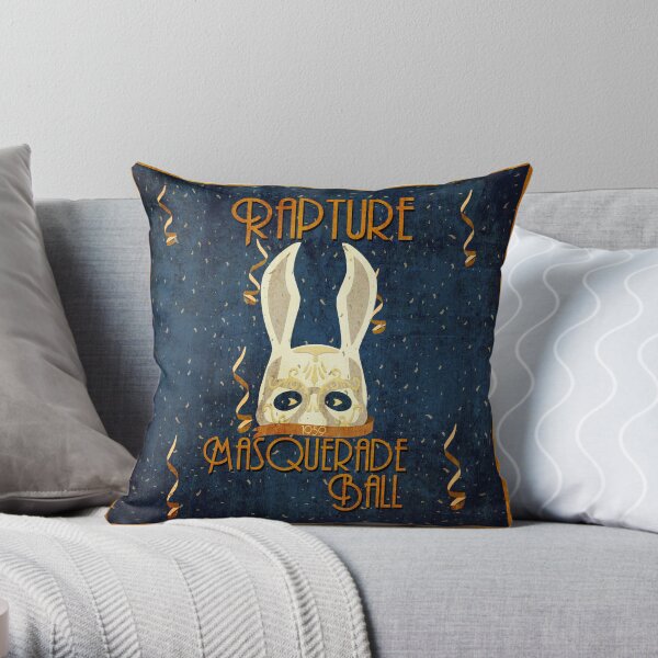 Rapture Masquerade Ball 1959 Throw Pillow