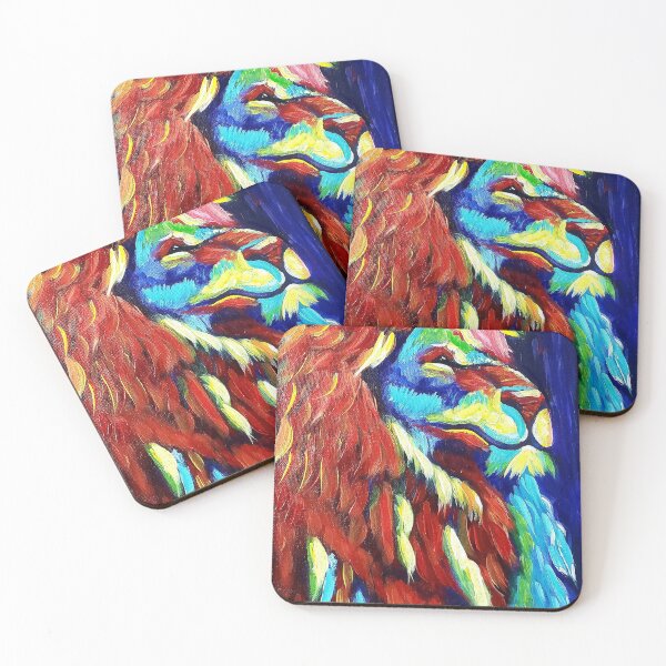 Item preview, Rainbow lion #2 designed and sold by Vicki Prunty.