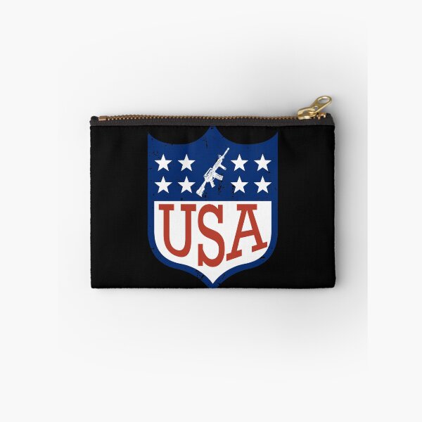 Item preview, USA shield logo American Flag Patriotic July 4th designed and sold by pearlindustries.