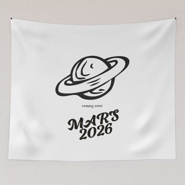 Item preview, Humans in MARS 2026 - White designed and sold by mikeldabbah.