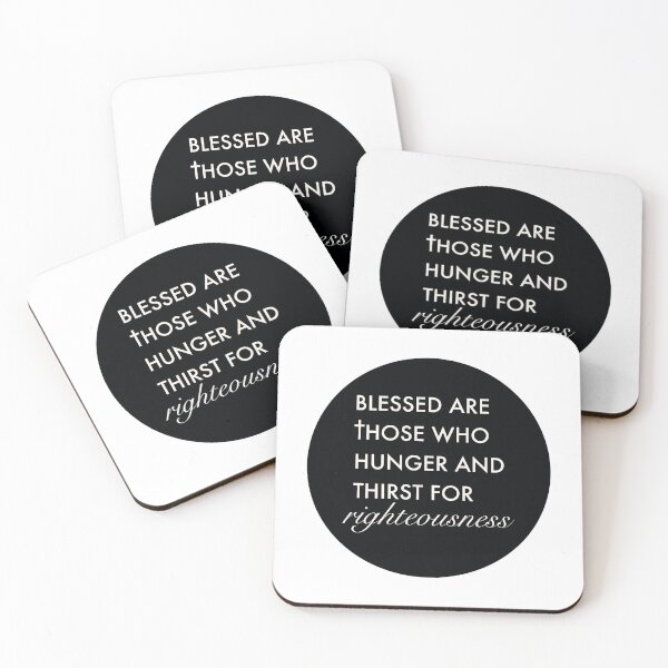 Item preview, Blessed Are Those Who Hunger And Thirst For Righteousness - Dark Colour Scheme designed and sold by PilgrimageShop.