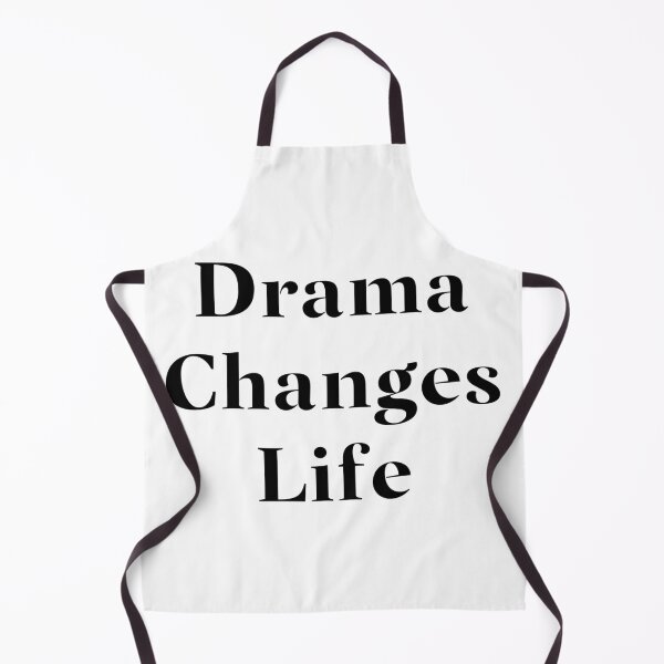 Item preview, Drama Changes Life- Black Typography designed and sold by JoyforU.