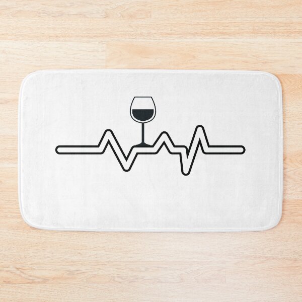 Item preview, Wine Heartbeat designed and sold by BitsndPieces.