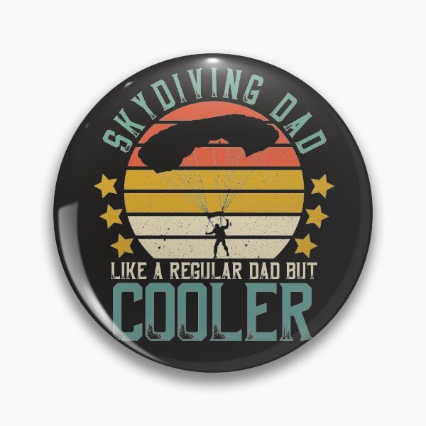 Item preview, Retro Father's Day Skydiving Dad Like A Regular Dad But Cooler designed and sold by DreamColor.