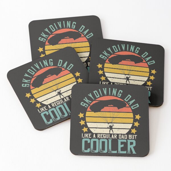 Item preview, Retro Father's Day Skydiving Dad Like A Regular Dad But Cooler designed and sold by DreamColor.