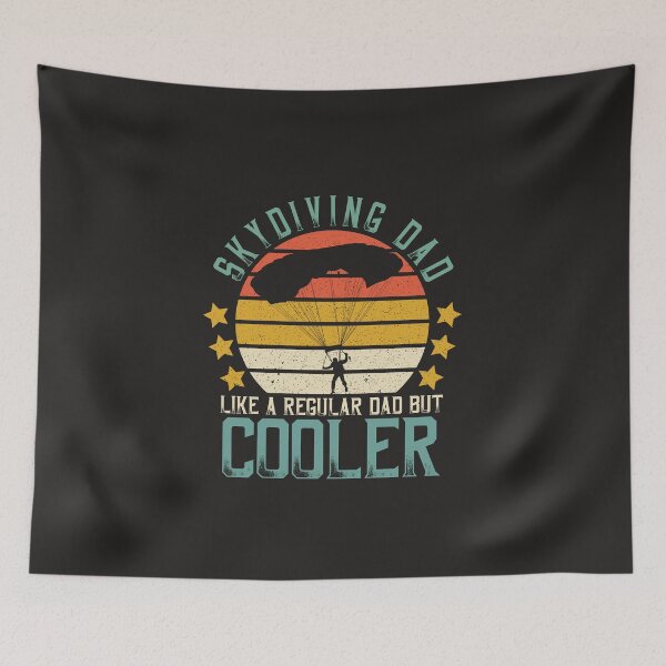 Item preview, Retro Father's Day Skydiving Dad Like A Regular Dad But Cooler designed and sold by DreamColor.