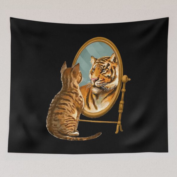Item preview, cat and tiger designed and sold by joeparisien.