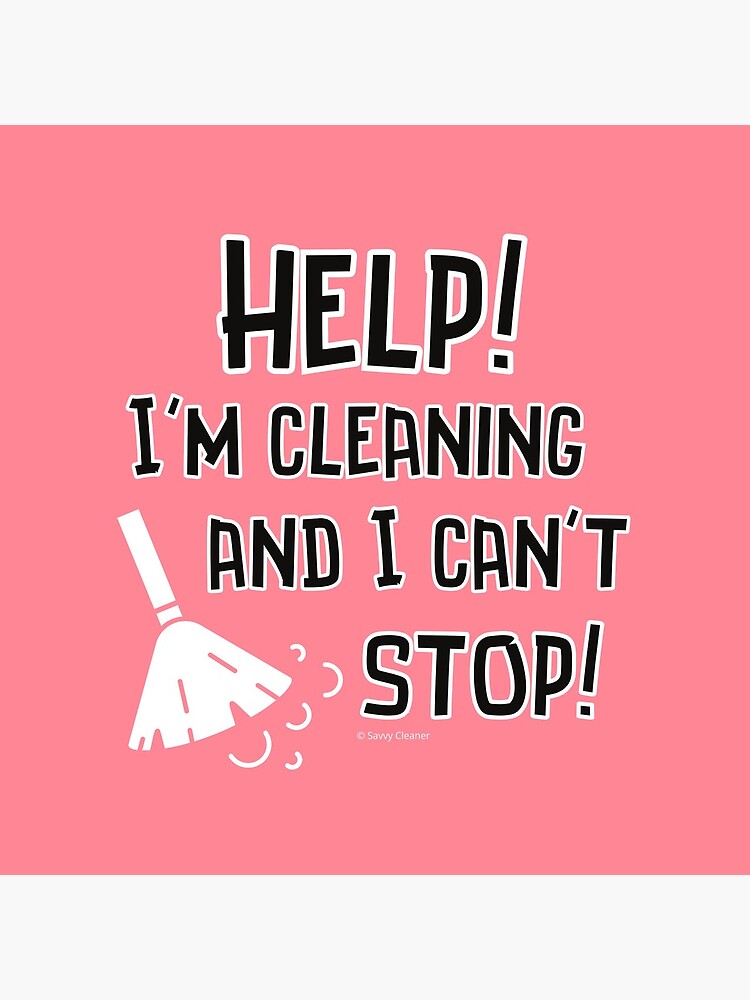 Thumbnail 5 of 5, Coasters (Set of 4), Cleaning and I Can't Stop Cleaning Crew Humor designed and sold by SavvyCleaner.