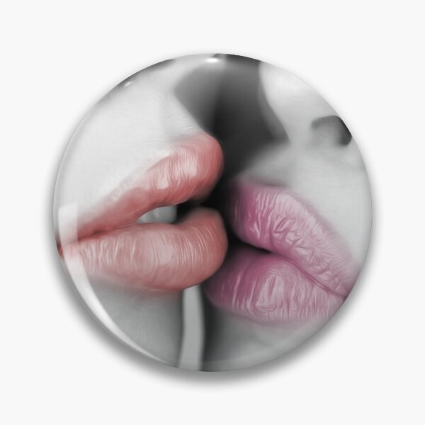 Item preview, Beautiful Luscious Lips Kissing - Colored Lips Painting designed and sold by BrianSmith84.