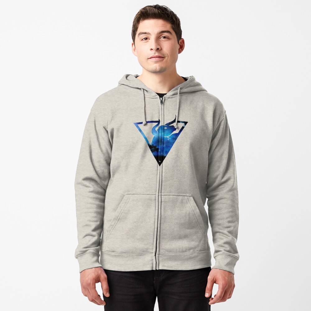 Vista previa del artículo con la obra «Sudadera con capucha y cremallera», diseñado y vendido por Riograf.