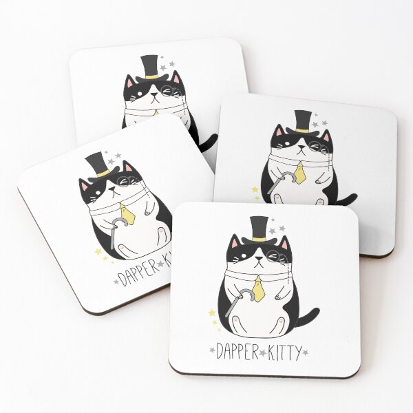 Aperçu de l'œuvre Dapper Kitty créée et vendue par DesignLabMedia.
