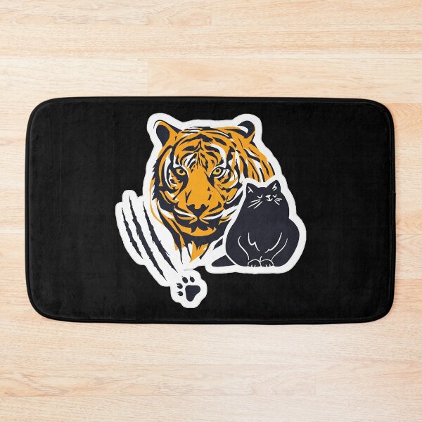 Item preview, cat vs tiger  fanart designed and sold by joeparisien.
