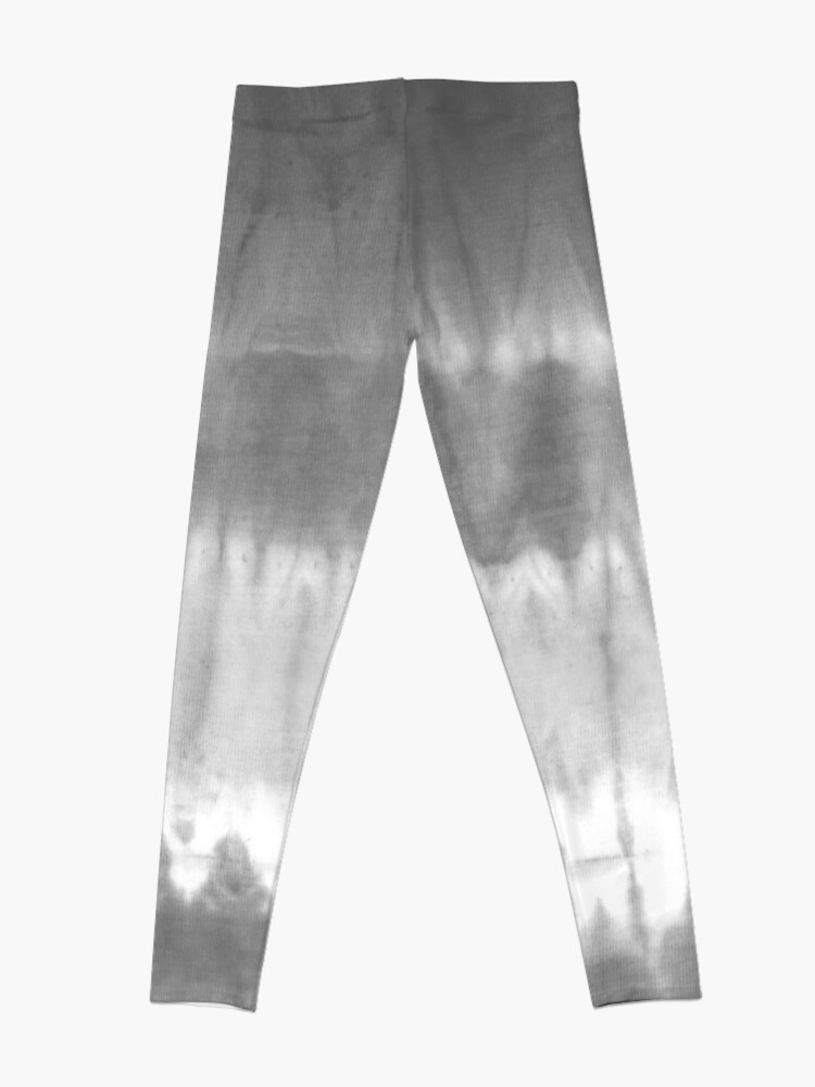 Disover Gray Ombre Tie-Dye Stripes Leggings