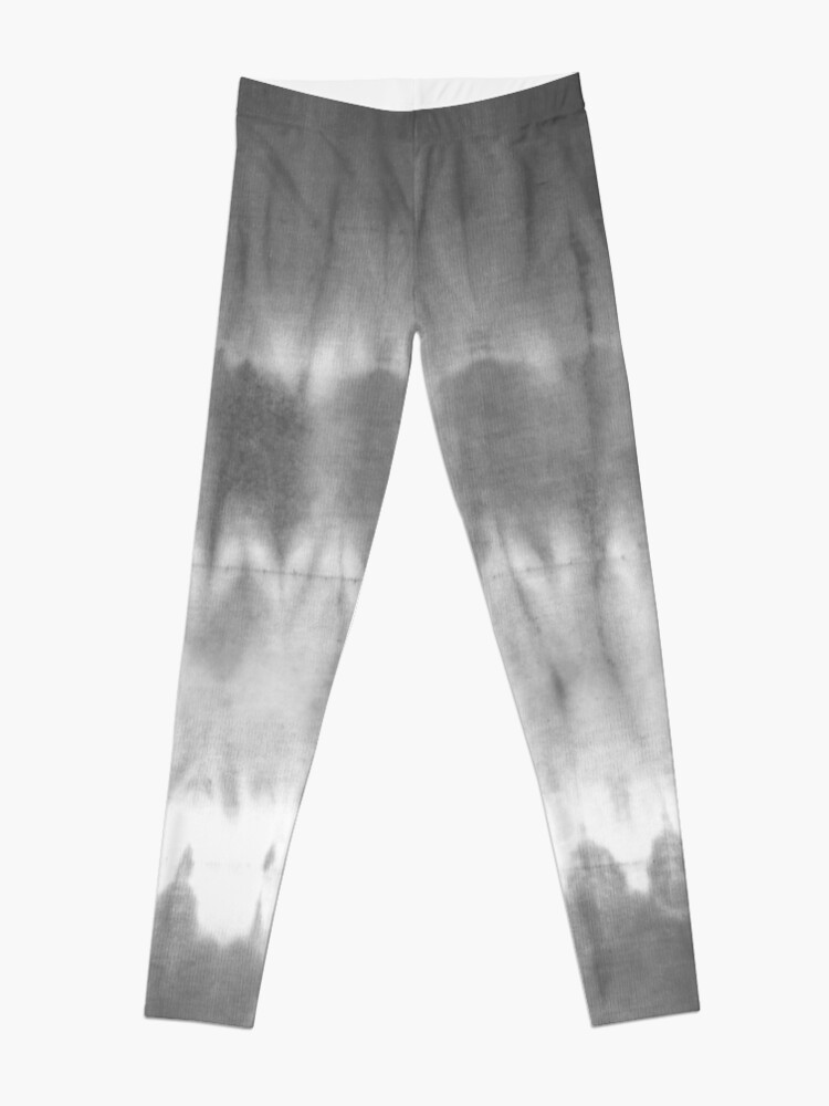 Disover Gray Ombre Tie-Dye Stripes Leggings