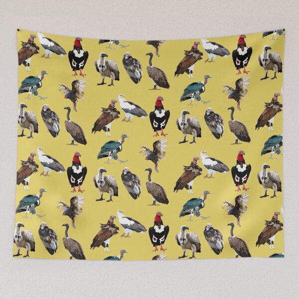 Item preview, V is for Vulture.Vulture Illustration – Majestic Scavenger Bird Wildlife Art designed and sold by PrettylittlepastelUk.