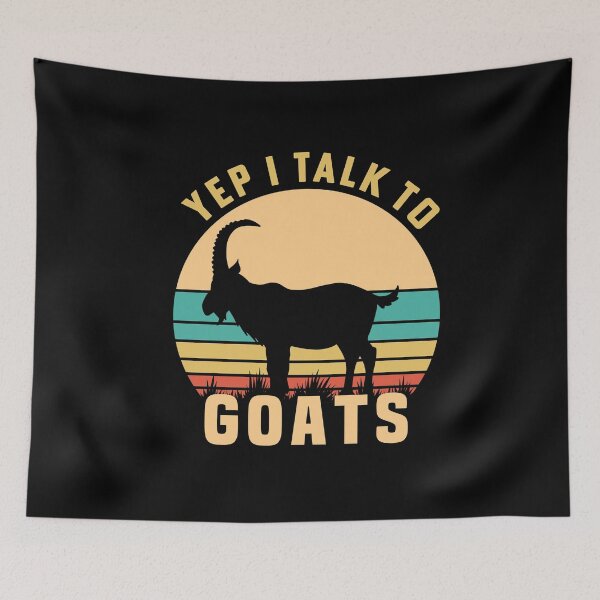 Item preview, Yep I Talk To Goats - Funny Goat designed and sold by NSTeeDesign.