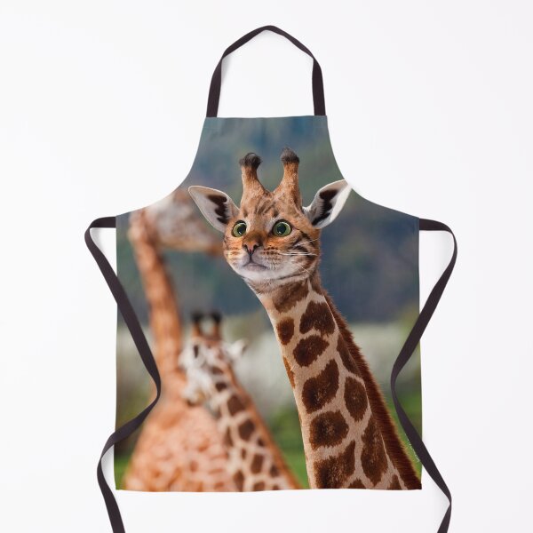 Item preview, Giraffe cat in nature designed and sold by koty-vezde.