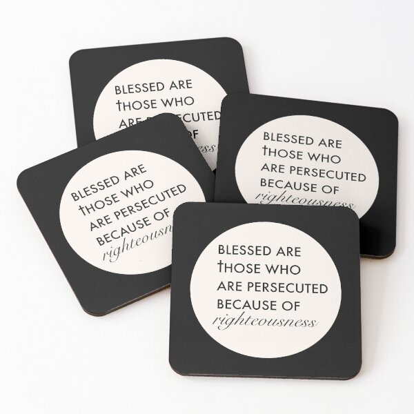 Item preview, Blessed Are Those Who Are Persecuted Because Of Righteousness - Light Colour Scheme designed and sold by PilgrimageShop.