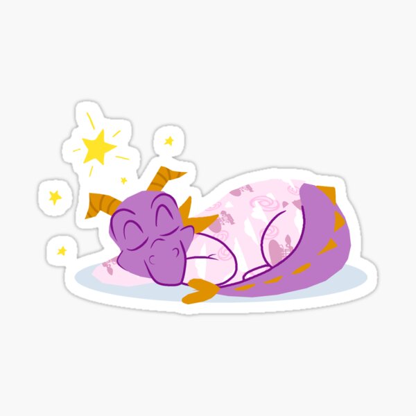 "Sleepy Figment" Sticker by andersam55 Redbubble